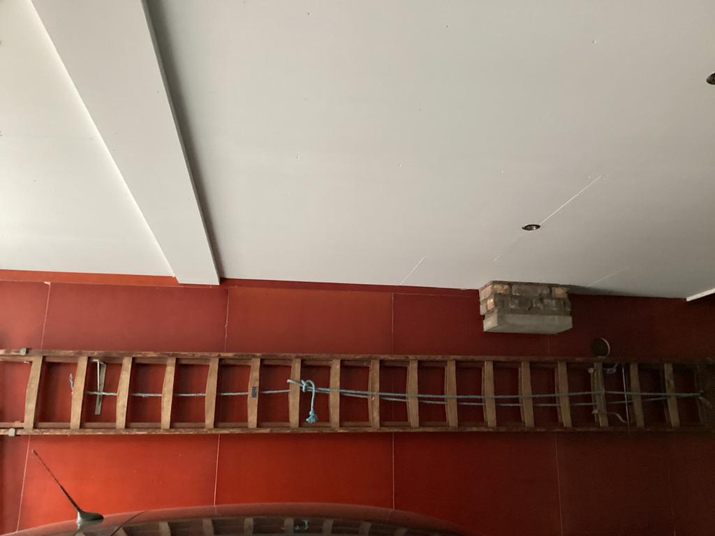 Houten ladder, uitschuifbaar, Ophalen, Gebruikt, Ladder, Opvouwbaar of Inschuifbaar