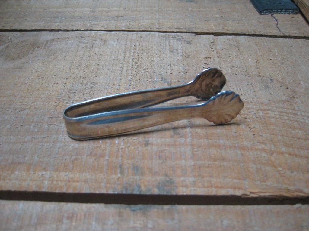 Verzilverde suikertang quist, Antiek en Kunst, Ophalen of Verzenden