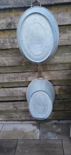 Zinken teil 70 en 60 cm - Vintage wasbakken, Ophalen
