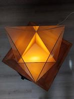 Design tafellamp/vloerlamp Marcel P. Simmons jaren 80, Huis en Inrichting, Ophalen, Glas, Minder dan 50 cm