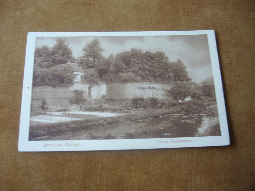 HATTEM  =  OUDE STADSMUUR, Ophalen of Verzenden, 1920 tot 1940, Ongelopen, Gelderland
