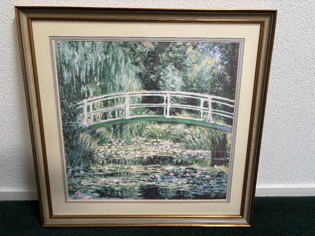 Schilderij van Claude Monet; brug met lelies, Ophalen