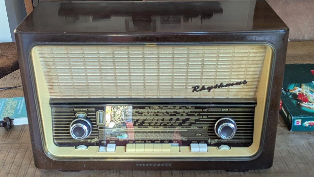Nette, Werkende Telefunken Rhythmus Buizenradio '58, Antiek en Kunst, Ophalen