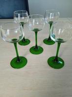 5 vintage wijnglazen, Verzamelen, Glas en Borrelglaasjes, Ophalen of Verzenden, Zo goed als nieuw, Overige typen