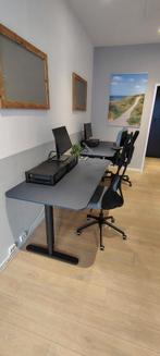 2x Ikea Bekant Zit/Sta Bureau - 80x160 cm, Ophalen of Verzenden