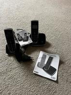 Twee telefoons met oplaadstation en grote toetsen, Telecommunicatie, Ophalen of Verzenden, Nieuw