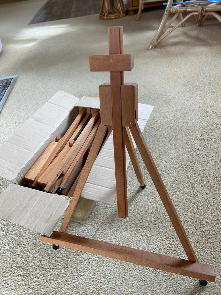 Talens Tafel Schildersezel - Massief Hout, Hobby en Vrije tijd, Schilderen, Gebruikt, Ezel, Ophalen of Verzenden