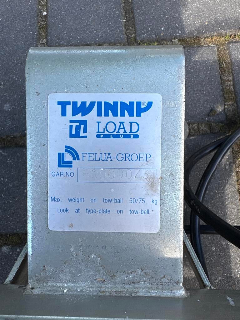 Twinny Load Plus fietsendrager voor 2 fietsen, Auto diversen, Fietsendragers, Ophalen of Verzenden, 2 fietsen, Gebruikt, Trekhaakdrager
