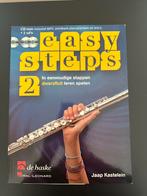Easy Steps 2 Dwarsfluitboek - Leer dwarsfluit spelen!, Gebruikt, Klassiek, Les of Cursus, Dwarsfluit of Piccolo