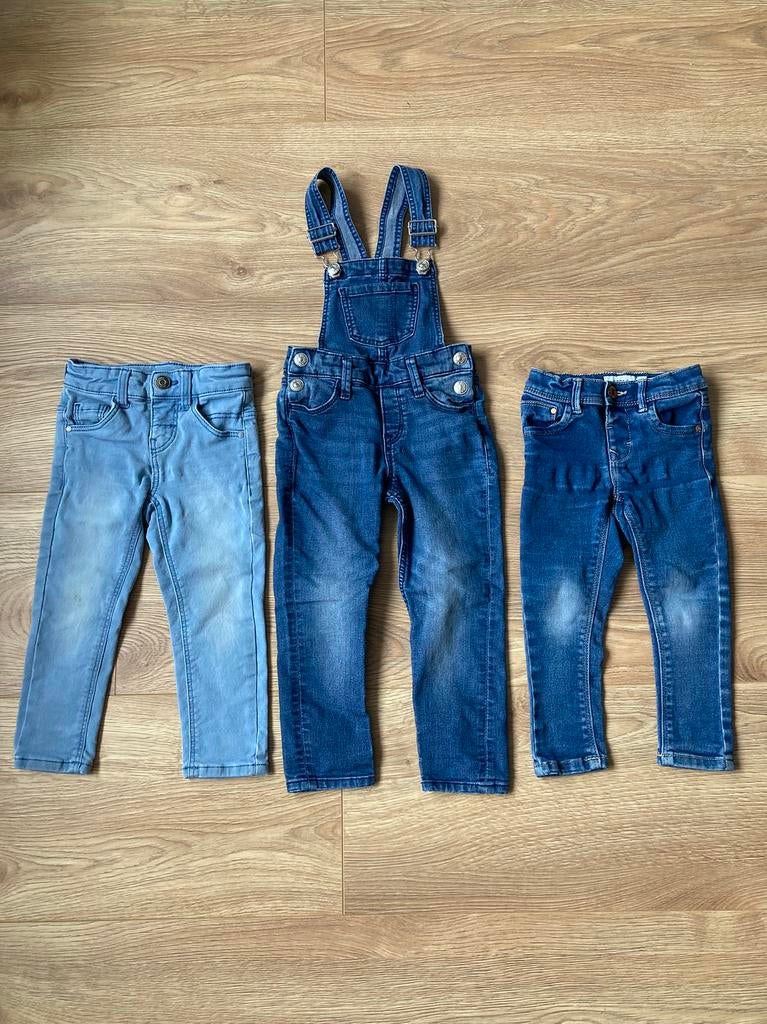 Spijkerbroeken en tuinbroek bundels maat 92, Ophalen of Verzenden, Gebruikt, Maat 92