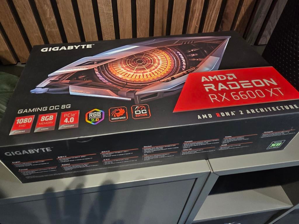 AMD Radeon RX 6600 XT – Gigabyte Gaming OC 8GB (als nieuw), Ophalen of Verzenden, Zo goed als nieuw, GDDR6, PCI-Express 4