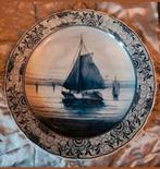 Antiek Wandbord Zeilboot, Ophalen of Verzenden