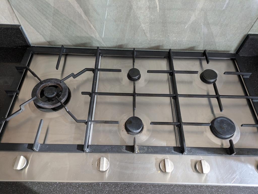 Atag gas kookplaat 5 kookzones, Witgoed en Apparatuur, Kookplaten, Ophalen, Gebruikt, Inbouw, Gas