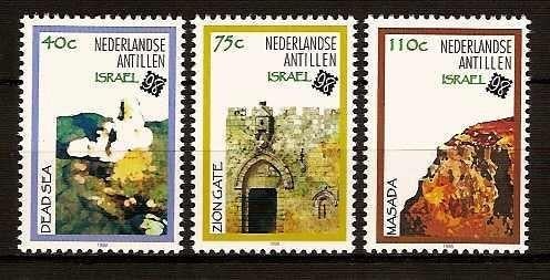 Nederlandse Antillen 1209/11 postfris Israel 1998, Postzegels en Munten, Ophalen of Verzenden, Postfris