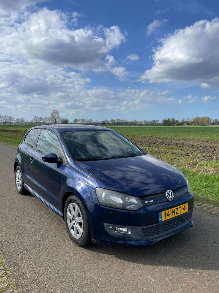 Volkswagen Polo 1.2 TDI 55KW BM 2011 Blauw, Auto's, Voorwielaandrijving, 74 pk, 1199 cc, Origineel Nederlands