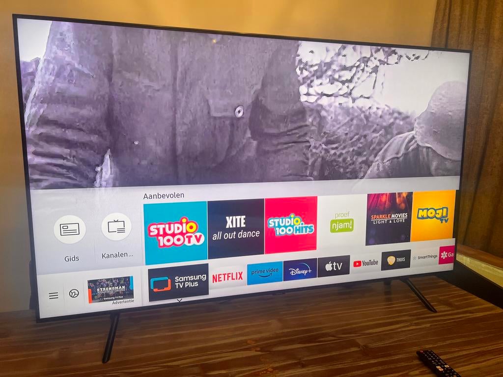 Samsung curved smart tv 4k 65 inch, Audio, Tv en Foto, Televisies, Ophalen, LED, Samsung, 100 cm of meer