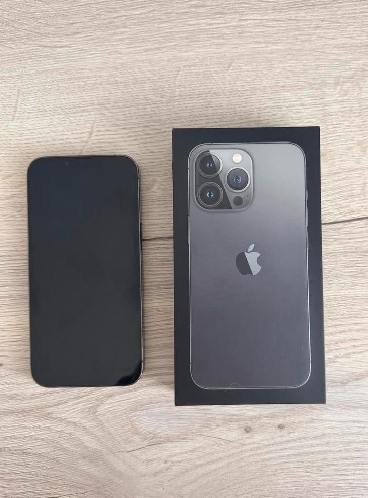 iPhone 13 Pro 1 TB Graphite - Zo goed als nieuw, incl. doos, Telecommunicatie, Mobiele telefoons | Apple iPhone, Zo goed als nieuw