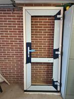 Profine kunststof kozijn met buitendeur, Doe-het-zelf en Verbouw, Kozijnen en Schuifpuien, Ophalen, Kunststof, 75 tot 150 cm, Deurkozijn