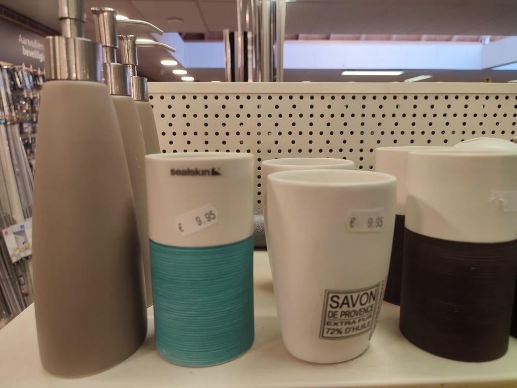 Sealskin wc glazen en tandenborstel houder, Ophalen of Verzenden, Nieuw, Overige kleuren, Overige typen