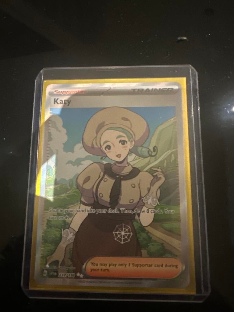 Katy 237/198 Pokémon kaart, Ophalen of Verzenden, Zo goed als nieuw, Losse kaart, Foil