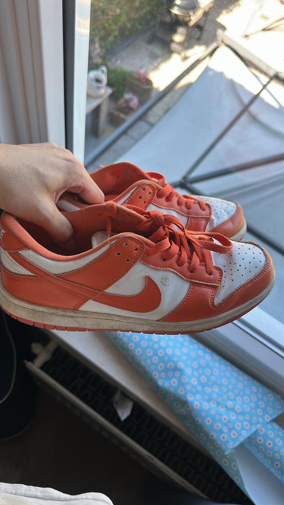 Nike air schoenen oranje, Overige kleuren, Ophalen of Verzenden, Sneakers of Gympen, Gedragen