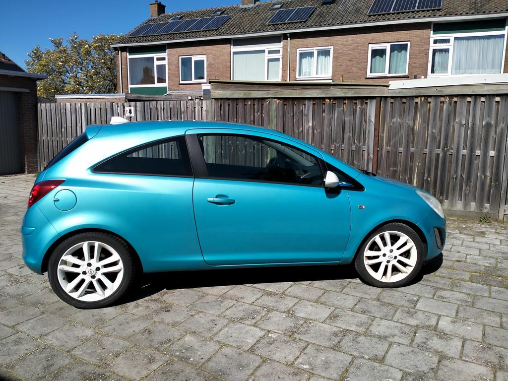 Opel Corsa 1.2 16V 3D 2011 Blauw, Auto's, Voorwielaandrijving, 450 kg, 40 €/maand, 4 cilinders