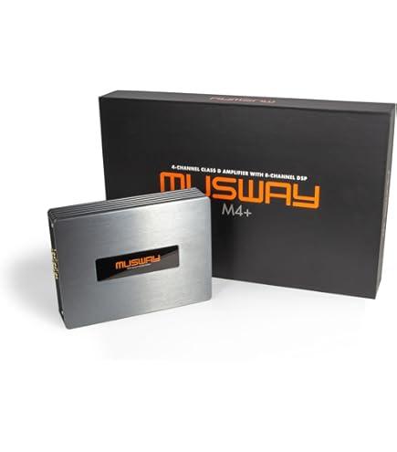 MusWay M6V4 - 6-kanaals klasse D plus iso kabels, Auto diversen, Autospeakers, Ophalen of Verzenden, Nieuw