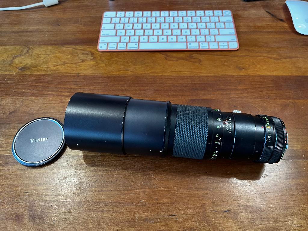 Vivitar Auto 400mm 5.6 lens, Nikon vatting, Ophalen of Verzenden, 1960 tot 1980, Lens of Lenzen