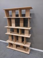 Positano eiken Roomdivider/Boekenkast van Xooon  120 cm, Met plank(en), Eikenhout, 100 tot 150 cm, Nieuw