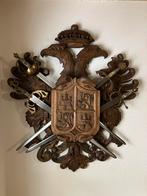 Wapenschild, Ophalen of Verzenden, Zo goed als nieuw, Hout