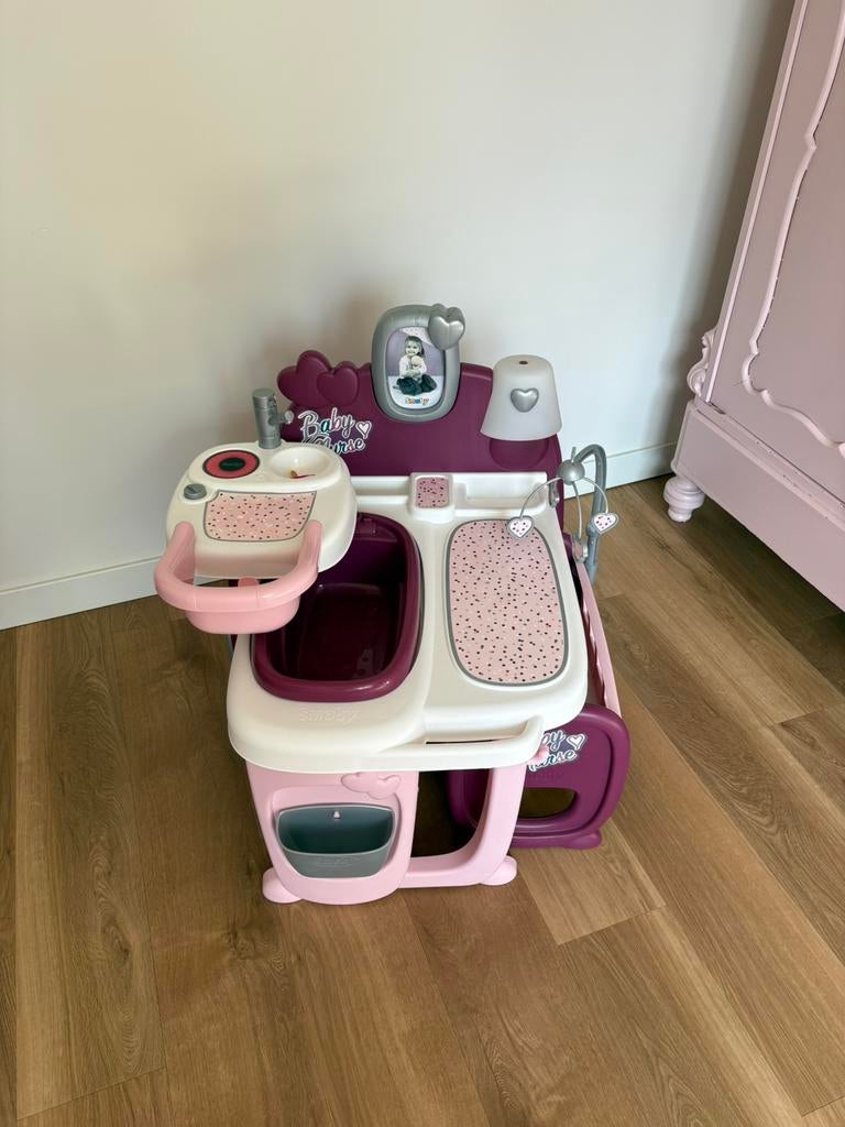 Smoby Poppen Speelset met Badje en Bedje Nieuwstaat, Ophalen, Zo goed als nieuw