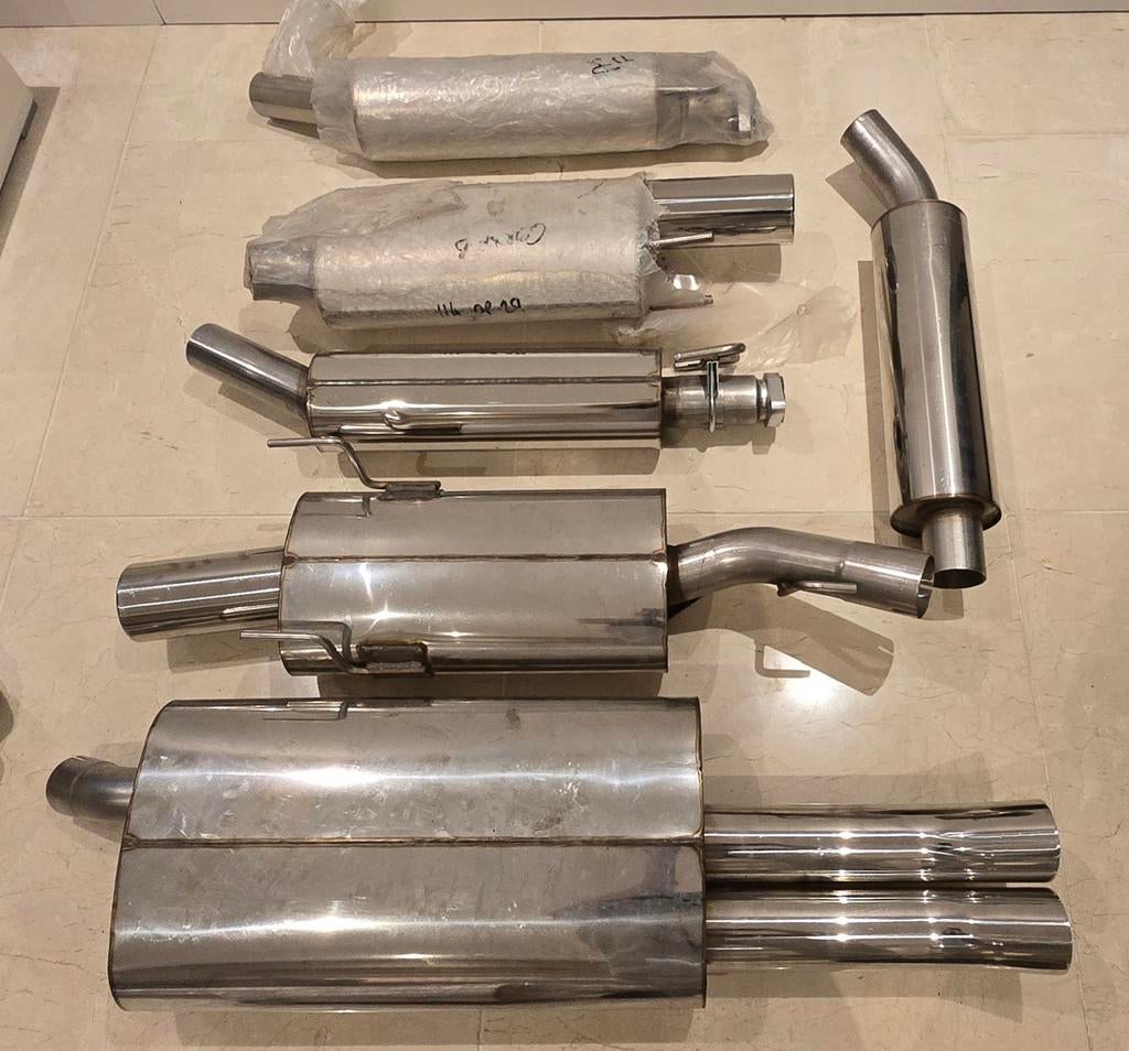 Corsa b Astra sport uitlaat sport einddemper tussendempers, Auto-onderdelen, Ophalen of Verzenden, Nieuw, Opel