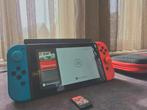 Nintendo Switch met Mario Kart Deluxe en accessoires, Ophalen, Met games, Zo goed als nieuw, Switch Original