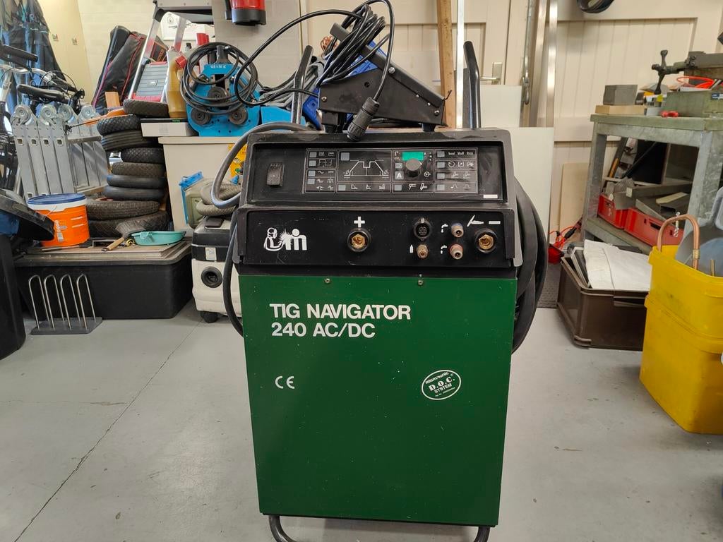 Migatronic Navigator 240 AC/DC Tig Lasapparaat, Doe-het-zelf en Verbouw, Gereedschap | Lasapparaten, Ophalen, Gebruikt, Tig