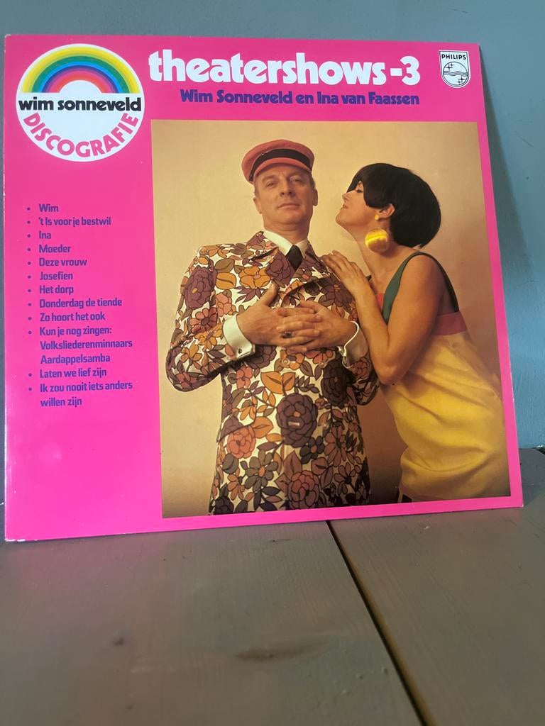 Wim Sonneveld - Theatershows 3 LP, Cd's en Dvd's, Vinyl | Nederlandstalig, Ophalen, Gebruikt, Overige genres, 1970 - 1979