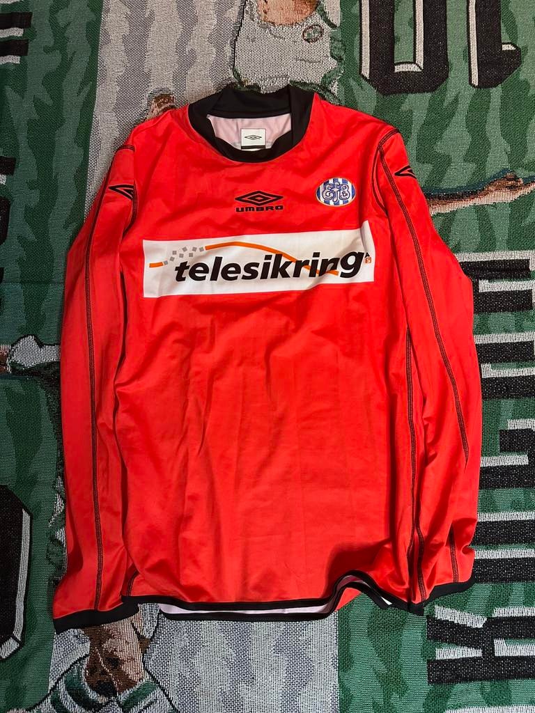 Esbjerg fB voetbal shirt uit 2007/09 lange mouwen, Sport en Fitness, Voetbal, Ophalen of Verzenden