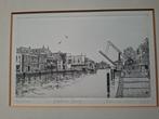 Ets Wim vd Meij 1949 Alphense brug 1987 Alphen aan den Rijn, Antiek en Kunst, Ophalen of Verzenden