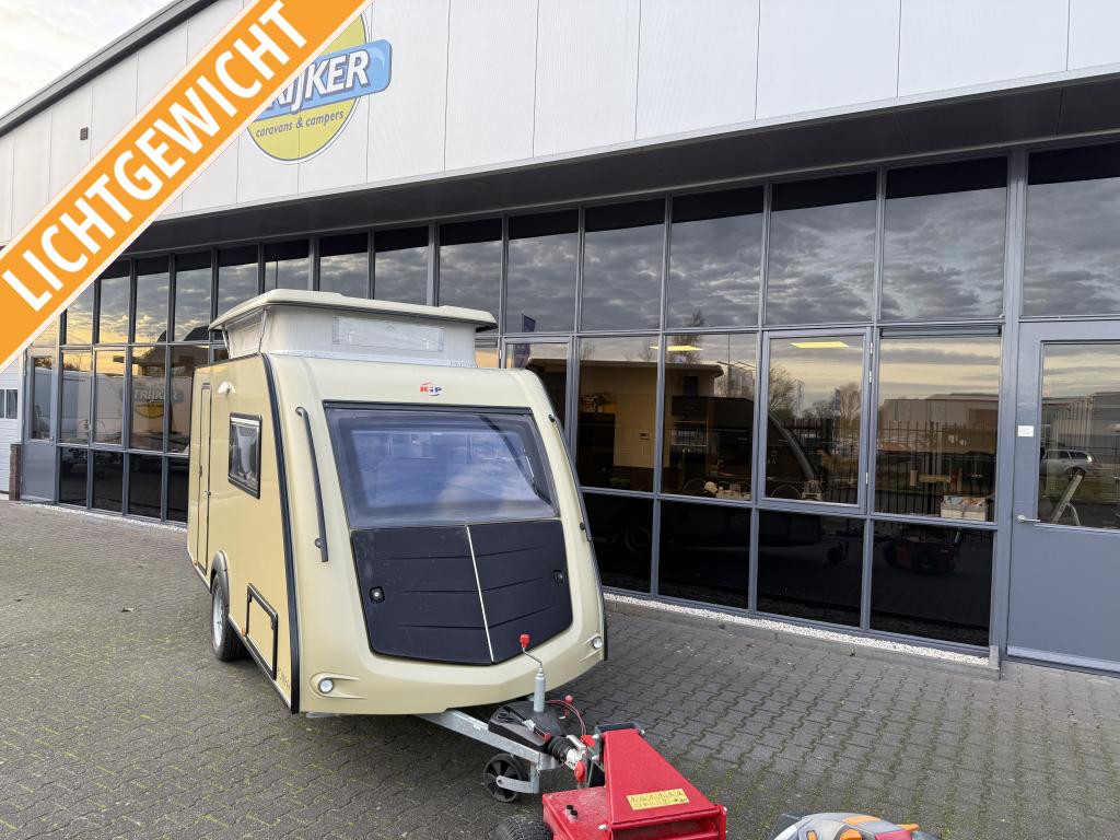 Kip Kompakt Travel 37 KK Langslaper 200cm + Zit Luifel 2017, Caravans en Kamperen, Standaardzit, Lengtebed, Kip, Bedrijf