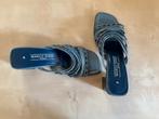 dames schoenen muiltje - blauw - mt 38, Kleding | Dames, Schoenen, Blauw, Zo goed als nieuw, Sandalen of Muiltjes, Ophalen of Verzenden