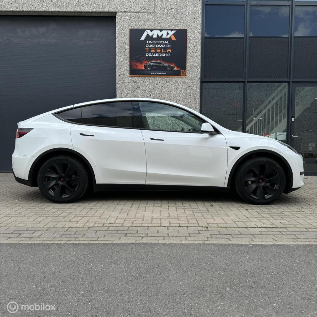 Tesla Model Y + MMX PACK + IAP, Auto's, Tesla, Automaat, Achterwielaandrijving, Gebruikt, Wit