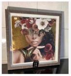 ECHTE opgezette vlinder in lijst, woondecoratie, Ophalen of Verzenden