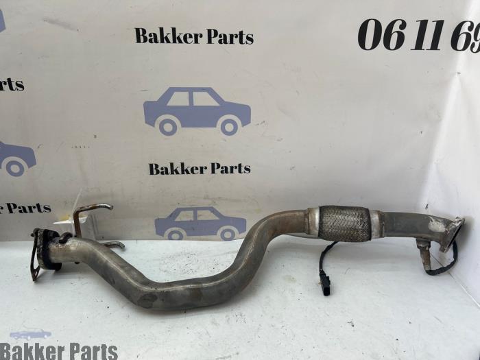 Uitlaat voorpijp van een Volkswagen Scirocco, Auto-onderdelen, Uitlaatsystemen, Volkswagen, Gebruikt, 3 maanden garantie