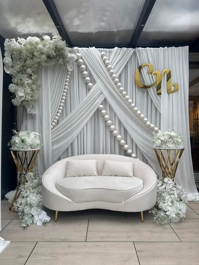 Wedding/verlovings decoratie te huur, Hobby en Vrije tijd, Feestartikelen | Verhuur, Ophalen, Zo goed als nieuw, Geboorte of Huwelijk