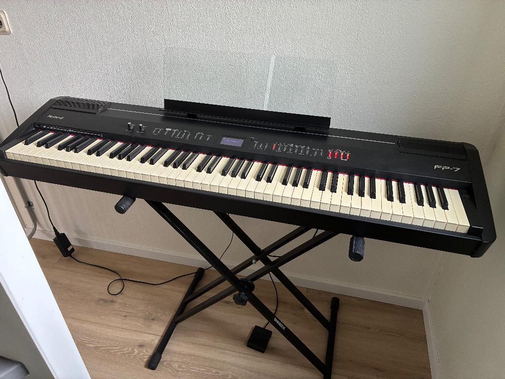 Roland FP-7 digitale stage piano, Ophalen, Gebruikt, Zwart, Digitaal