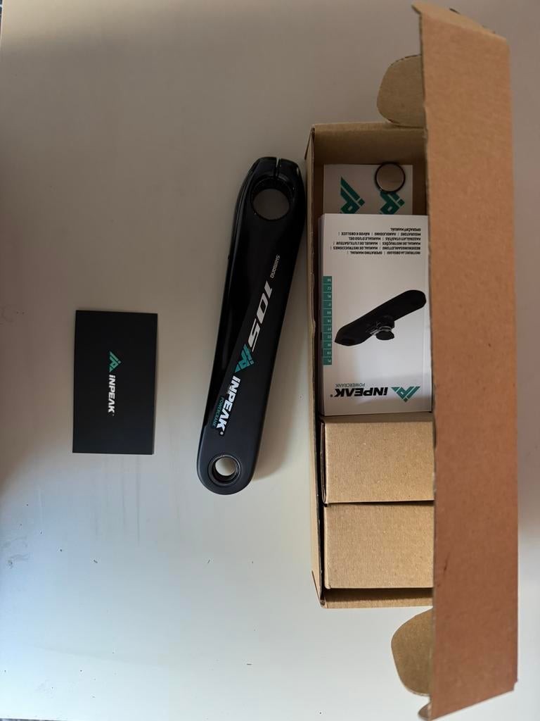 Inpeak Powercrank – Vermogensmeter | 105 FC-R7000 | 165mm, Crankstel of Pedalen, Staal, Racefiets, Ophalen of Verzenden