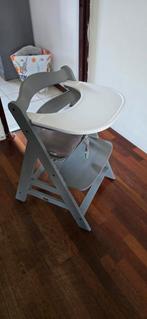 Hauck Alpha+ houten meegroeistoel met eetblad, Ophalen, Gebruikt, Meegroeistoel, Afneembaar eetblad