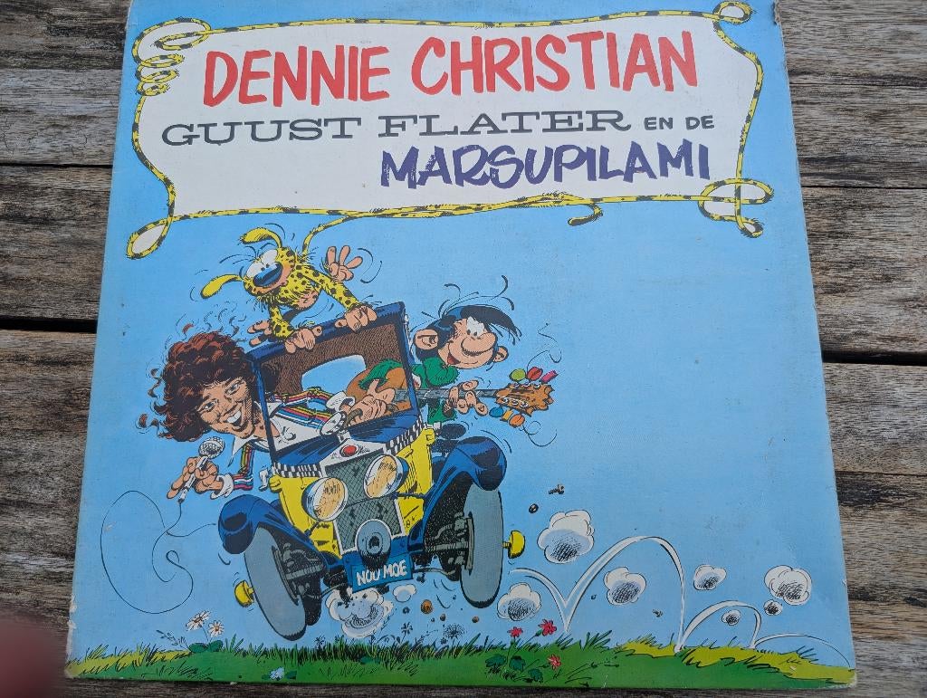 Lp - Dennie Christian - Guust Flater en de Marsupilami, Cd's en Dvd's, Ophalen of Verzenden, Zo goed als nieuw, 12 inch, Overige genres