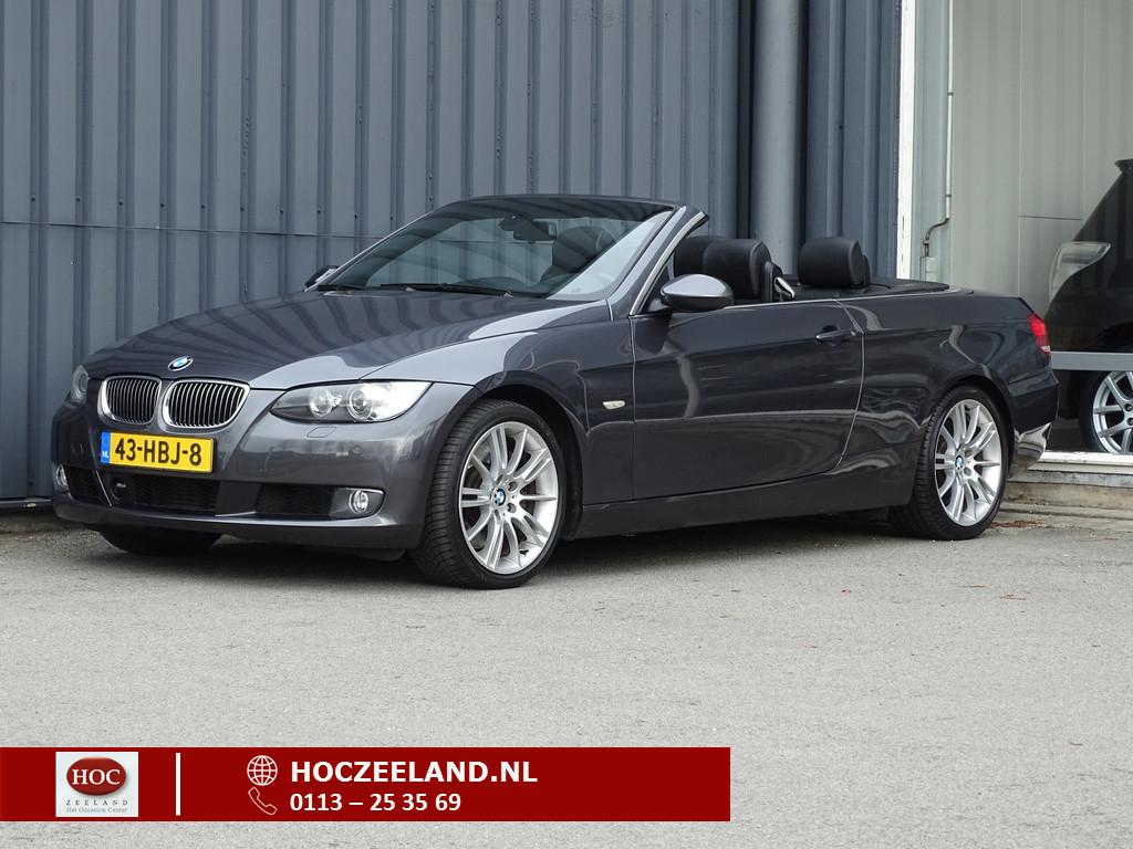 BMW 3 Serie Cabrio 335i High Executive 306PK | Adapt Cruise, Auto's, BMW, Automaat, Gebruikt, Zwart, Cabriolet