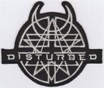 Disturbed stoffen opstrijk patch embleem, Ophalen of Verzenden, Nieuw, Kleding