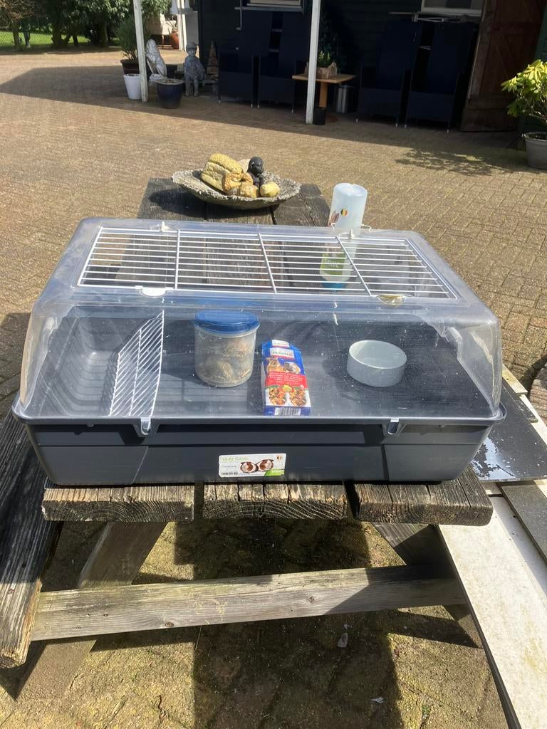 kooi voor knaagdieren,met eetbak en drinkfles,70cm lang,rody, Kooi, Gebruikt, Konijn, Minder dan 75 cm